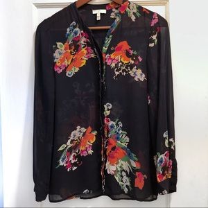 Moving Sale! Joie Silk Floral Georgette Top S